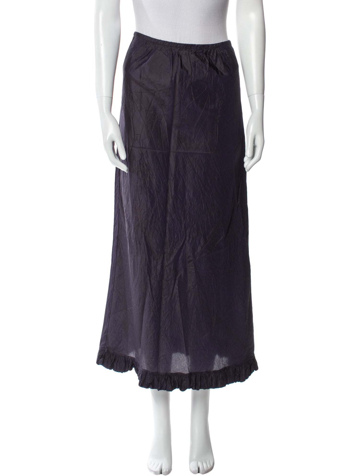 Dosa Silk Midi Length Skirt