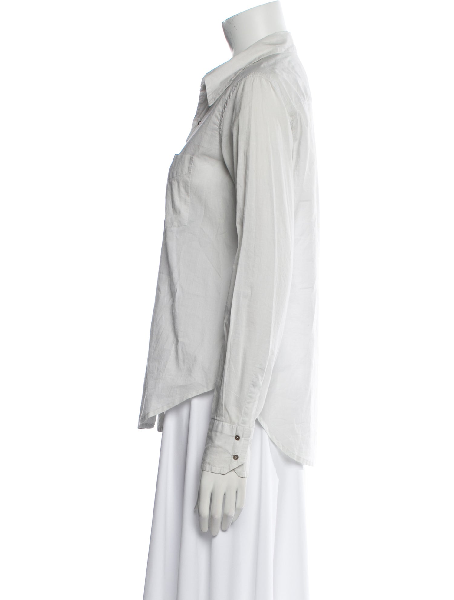 Dosa Long Sleeve Button-Up Top