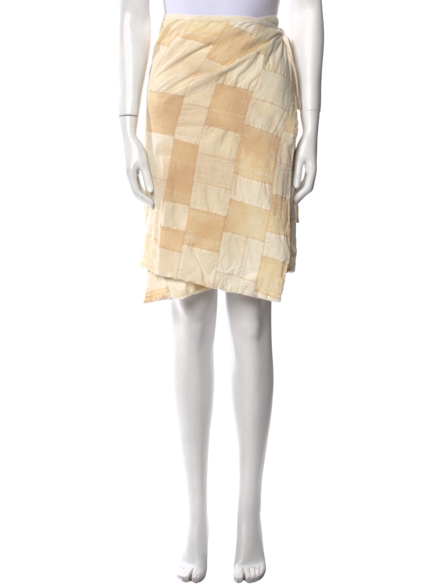 Dosa Plaid Print Knee-Length Skirt