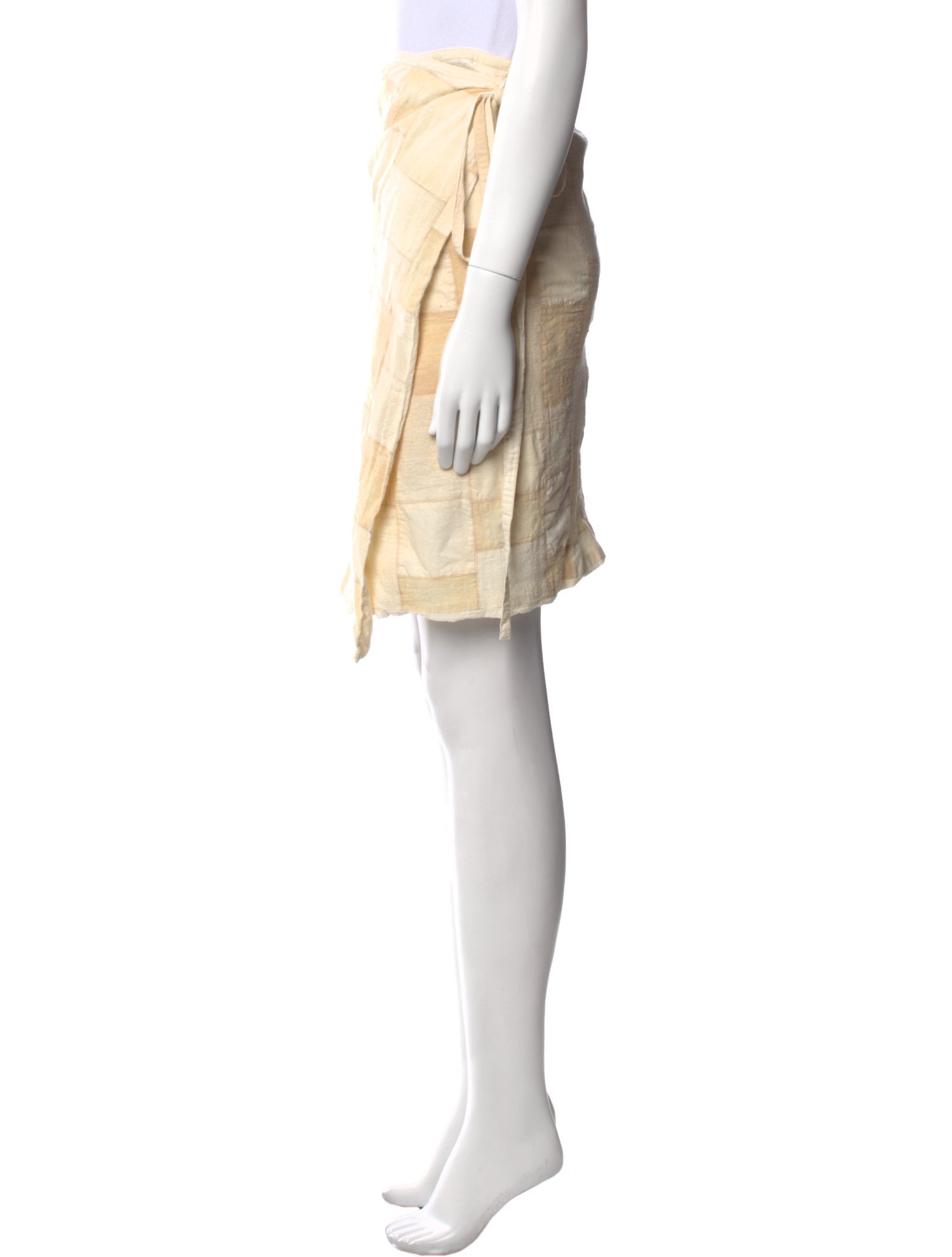 Dosa Plaid Print Knee-Length Skirt