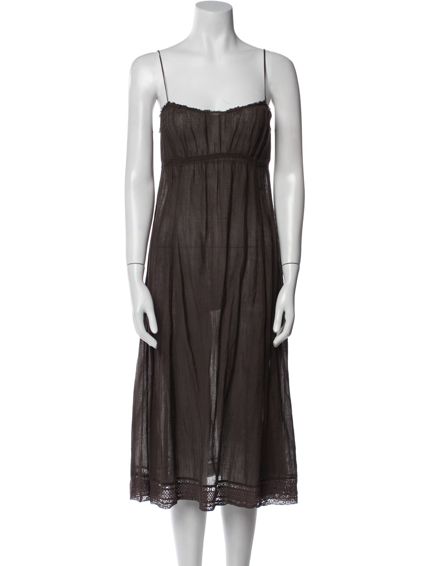 Dosa Square Neckline Midi Length Dress