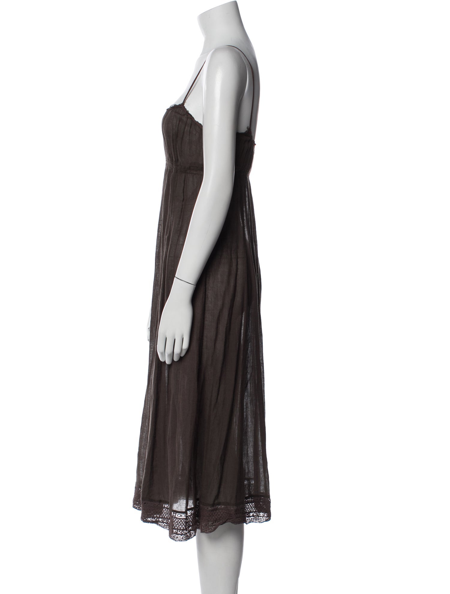 Dosa Square Neckline Midi Length Dress