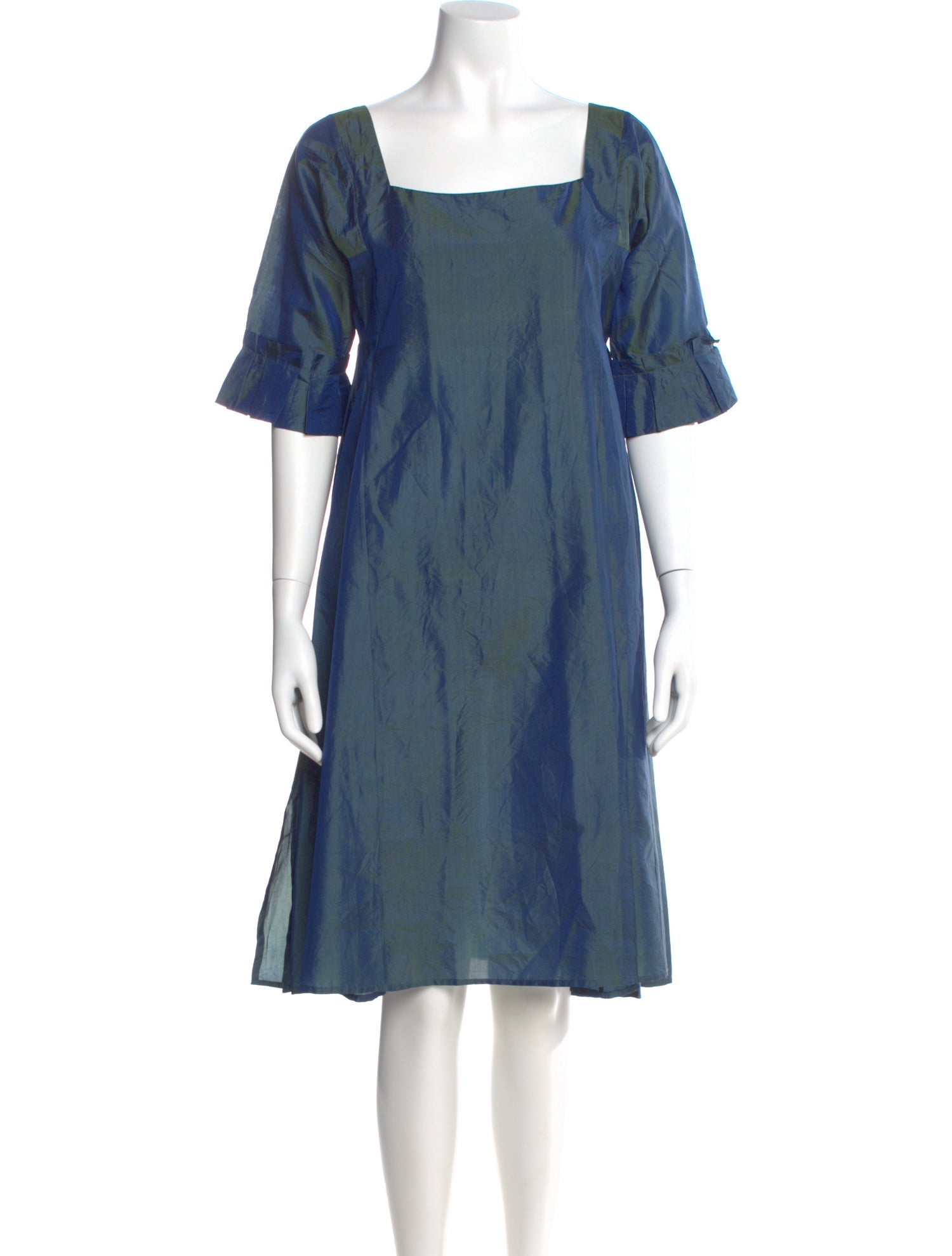 white christmas dresses BUTTER DOSA JAMDANI GATHERED DRESS main image 1