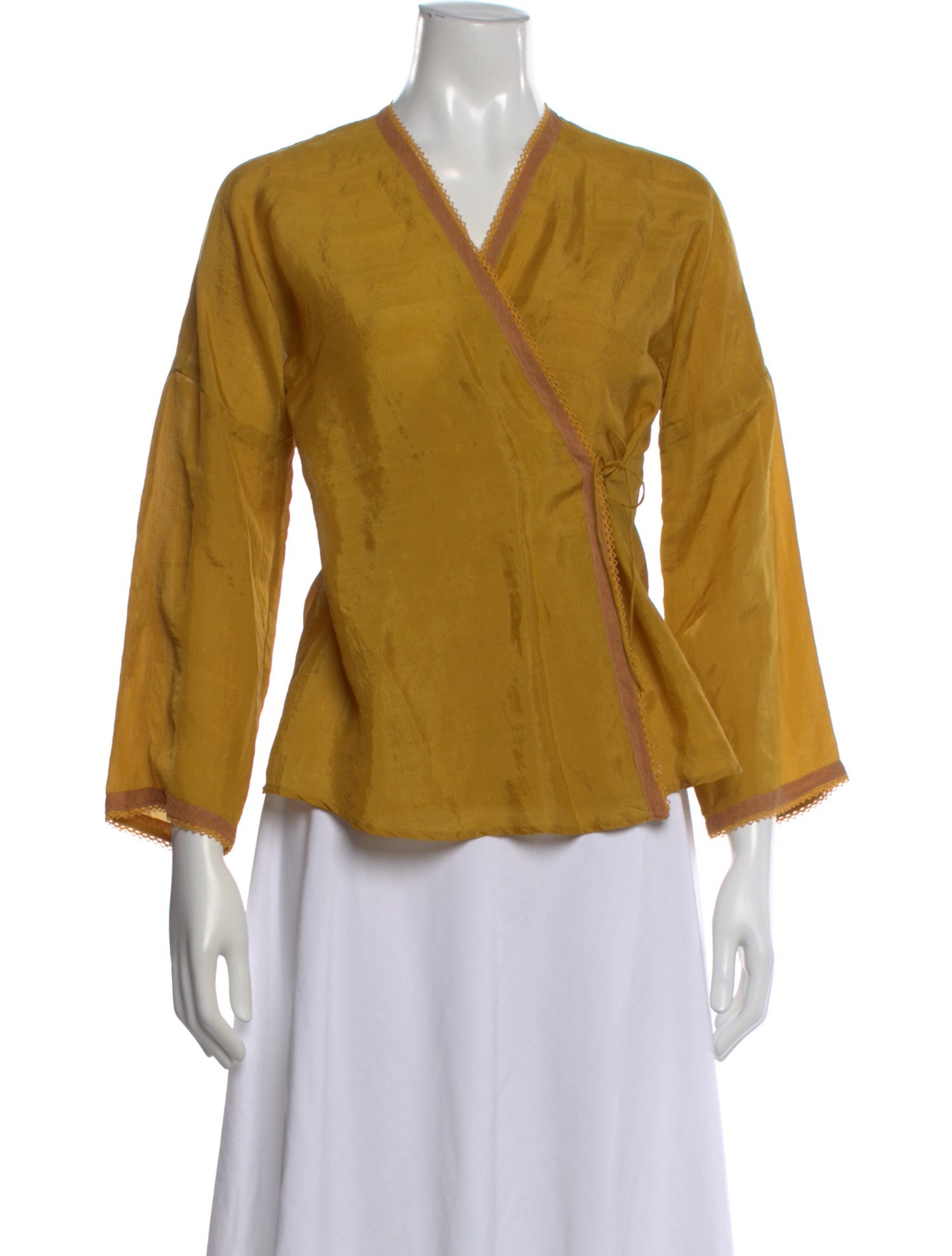 Dosa Silk V-Neck Top
