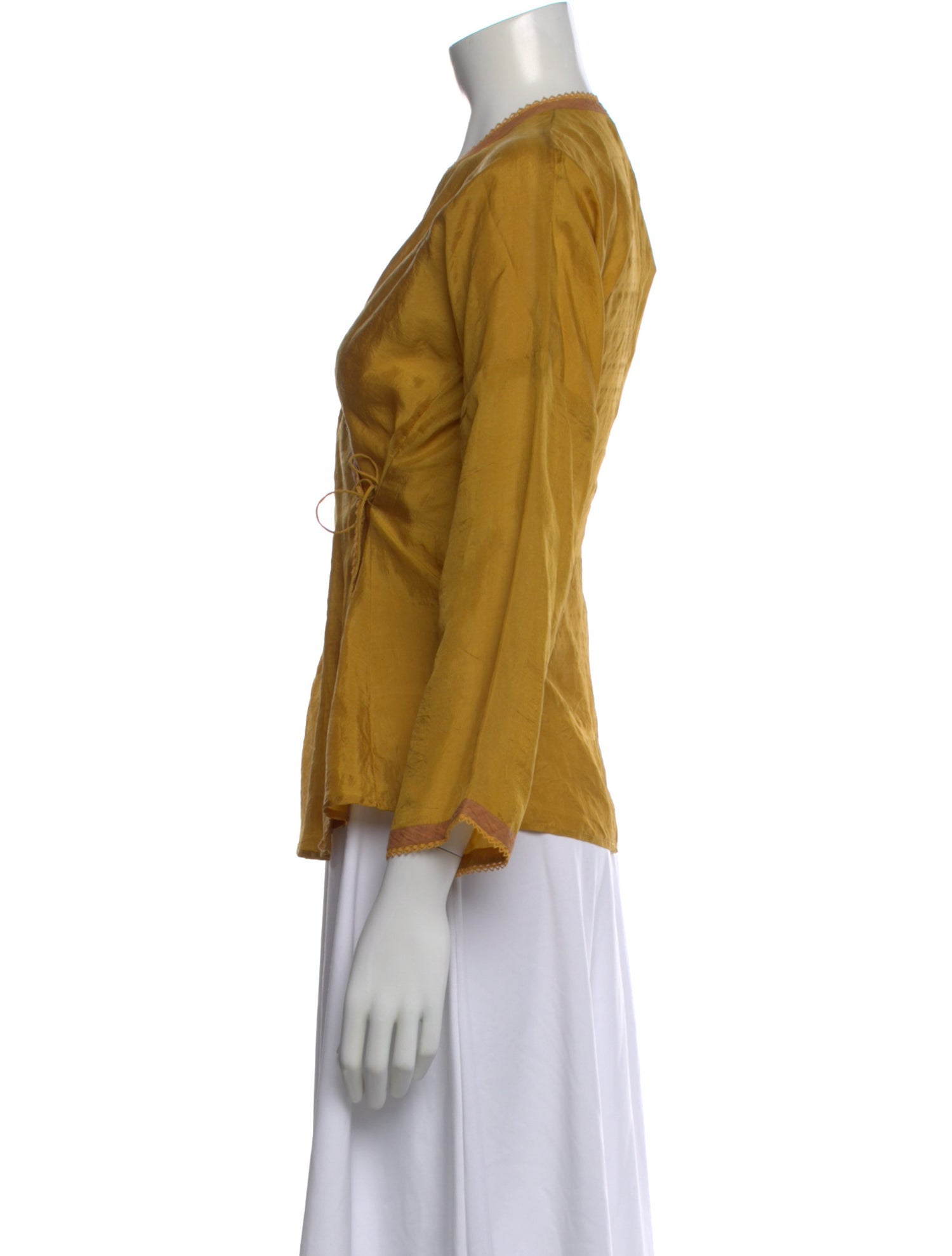 Dosa Silk V-Neck Top