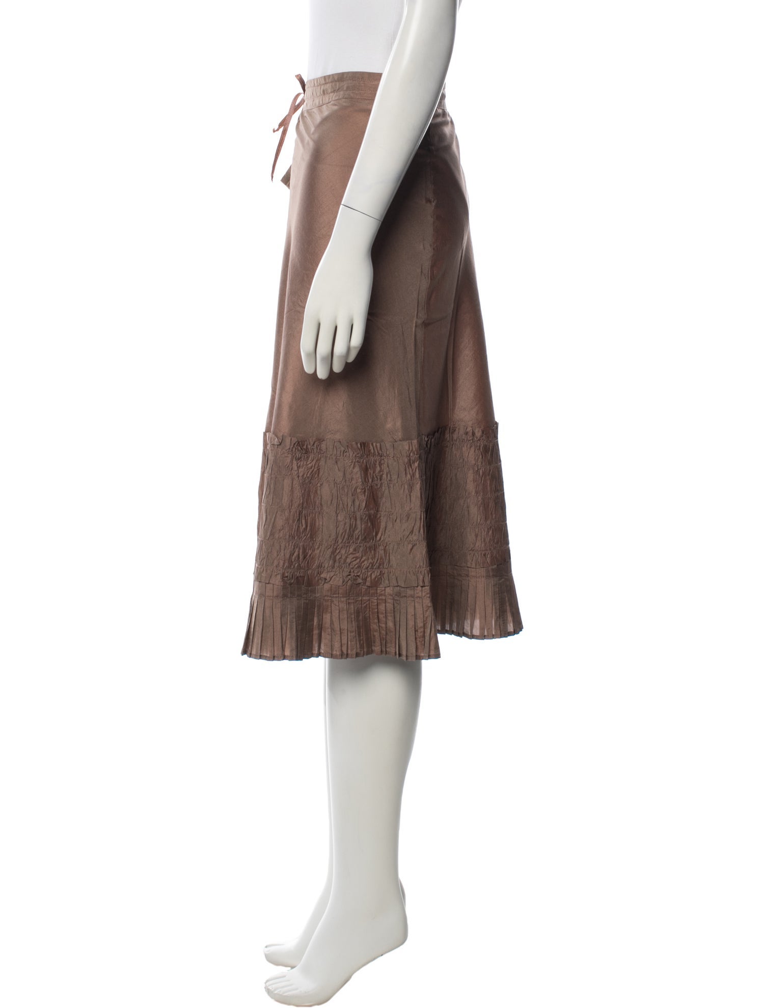 Dosa Silk Midi Length Skirt