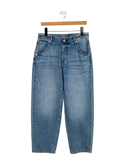 Daily Blue Mid-Rise Straight Leg Jeans