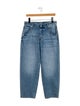 Daily Blue Mid-Rise Straight Leg Jeans