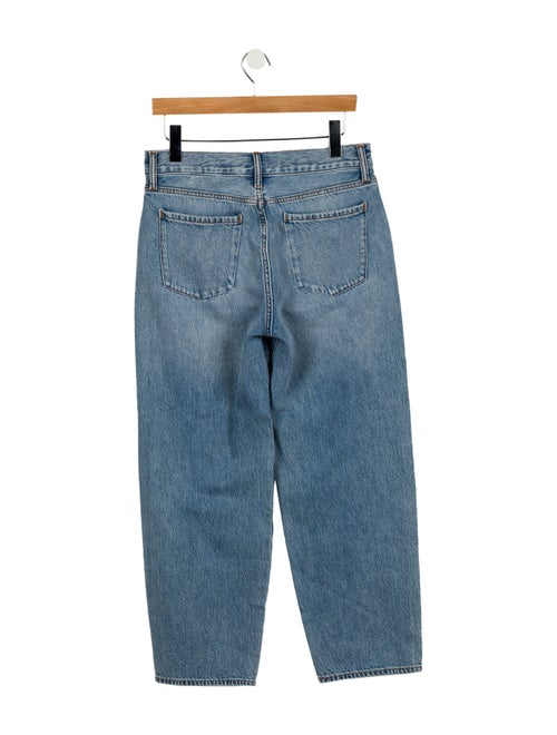 Daily Blue Mid-Rise Straight Leg Jeans