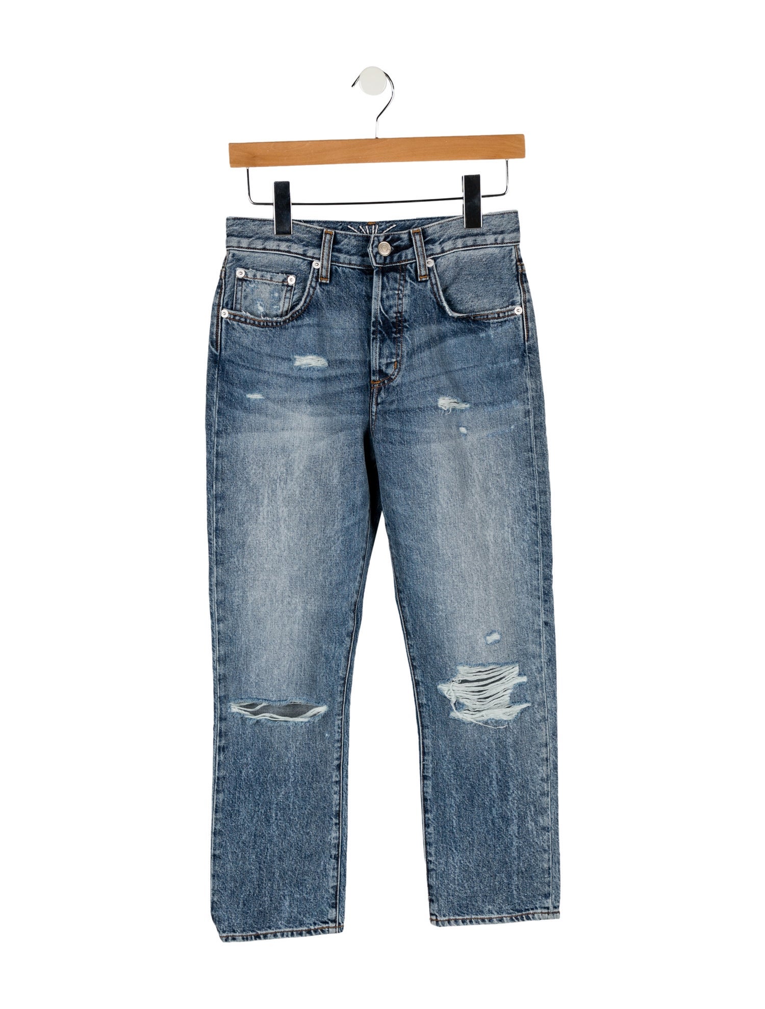 Daily Blue Mid-Rise Straight Leg Jeans w/ Tags