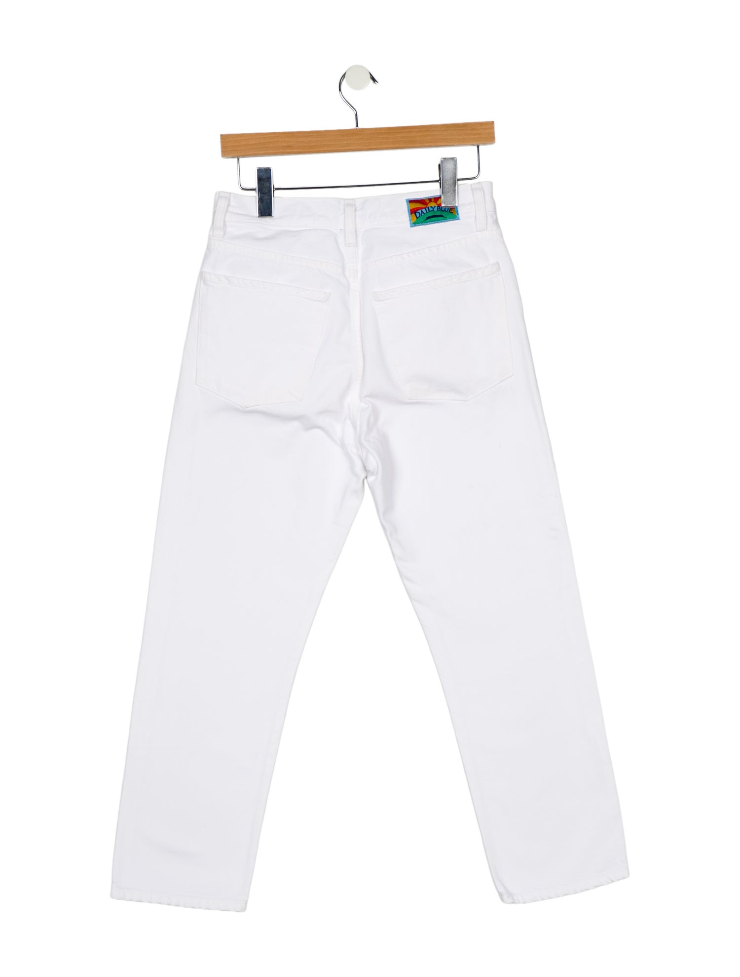 Daily Blue High-Rise Straight Leg Jeans