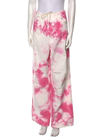 Darkpark Pants Tie-Dye Print Wide Leg XS