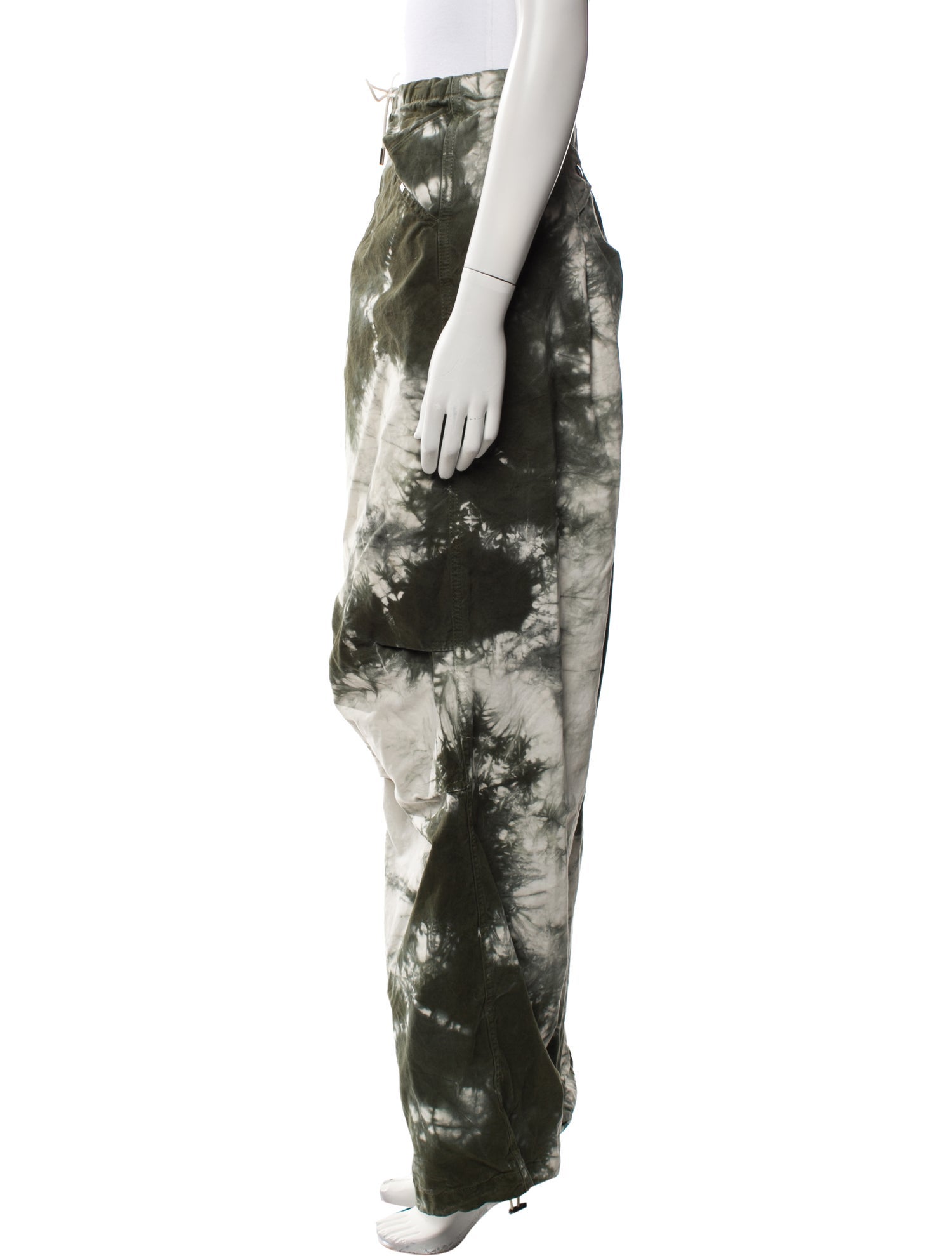 DARKPARK Tie-Dye Print Wide Leg Pants