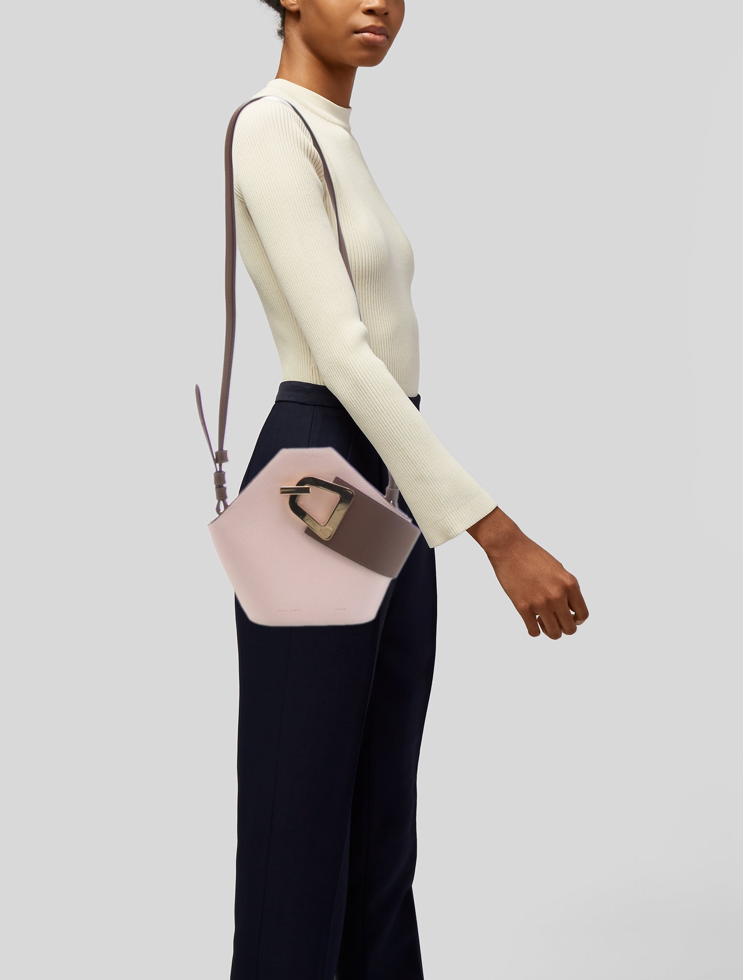 Danse Lente Leather Top Handle Bag