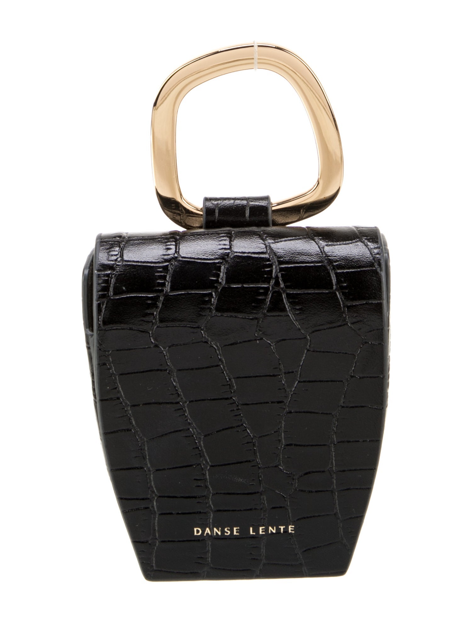 Danse Lente Embossed Leather Top Handle Bag