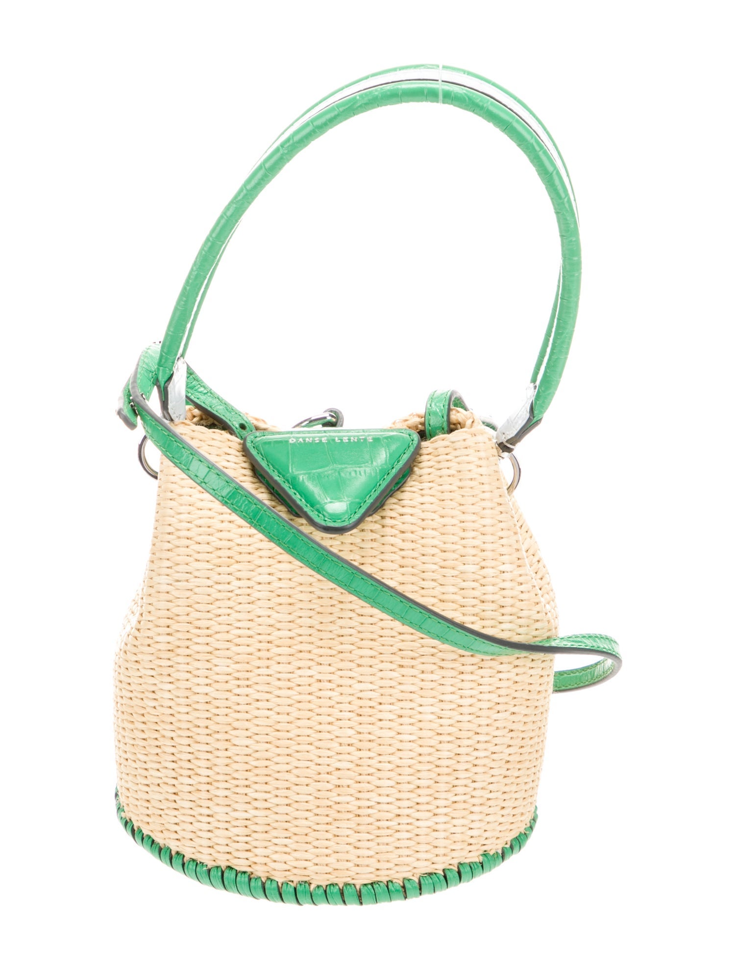 Danse Lente Straw Bucket Bag
