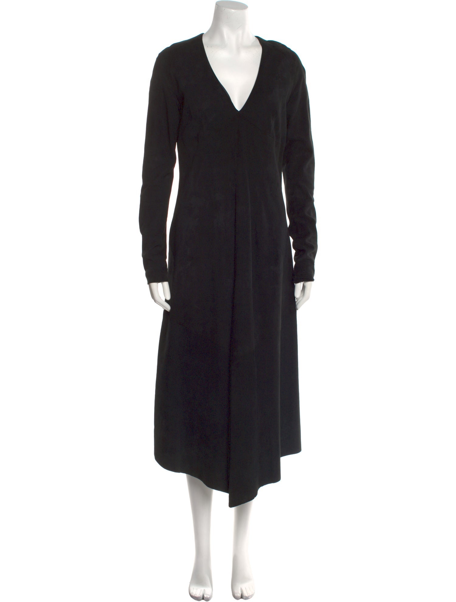 David Cardona Leather Long Dress