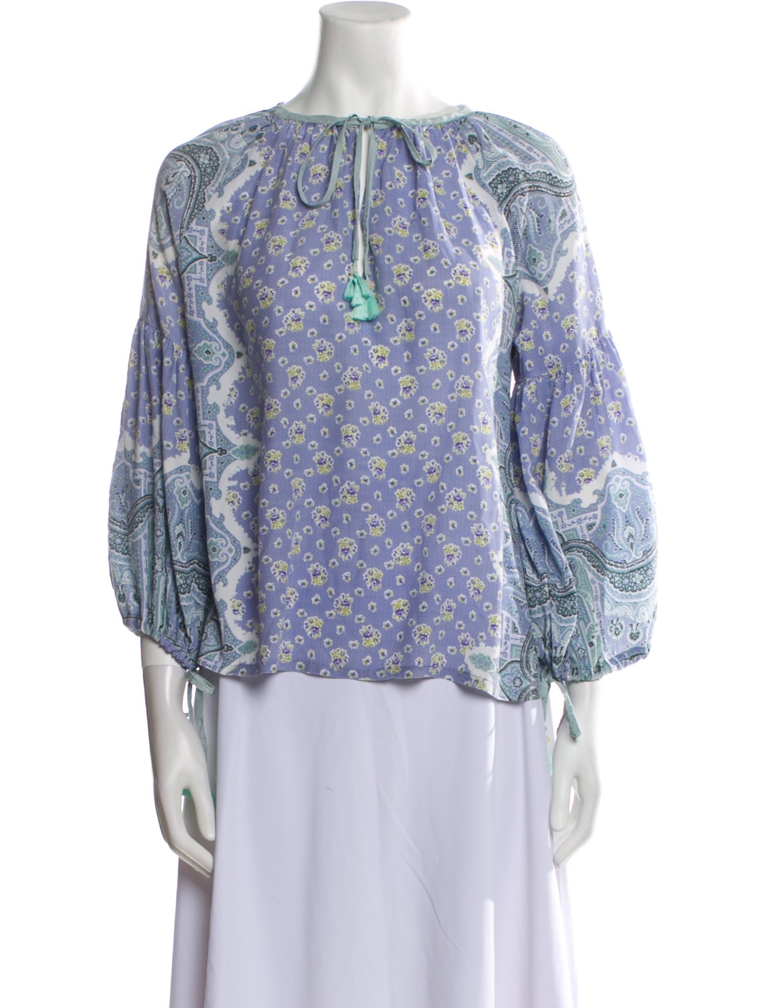 D'Ascoli Silk Printed Blouse