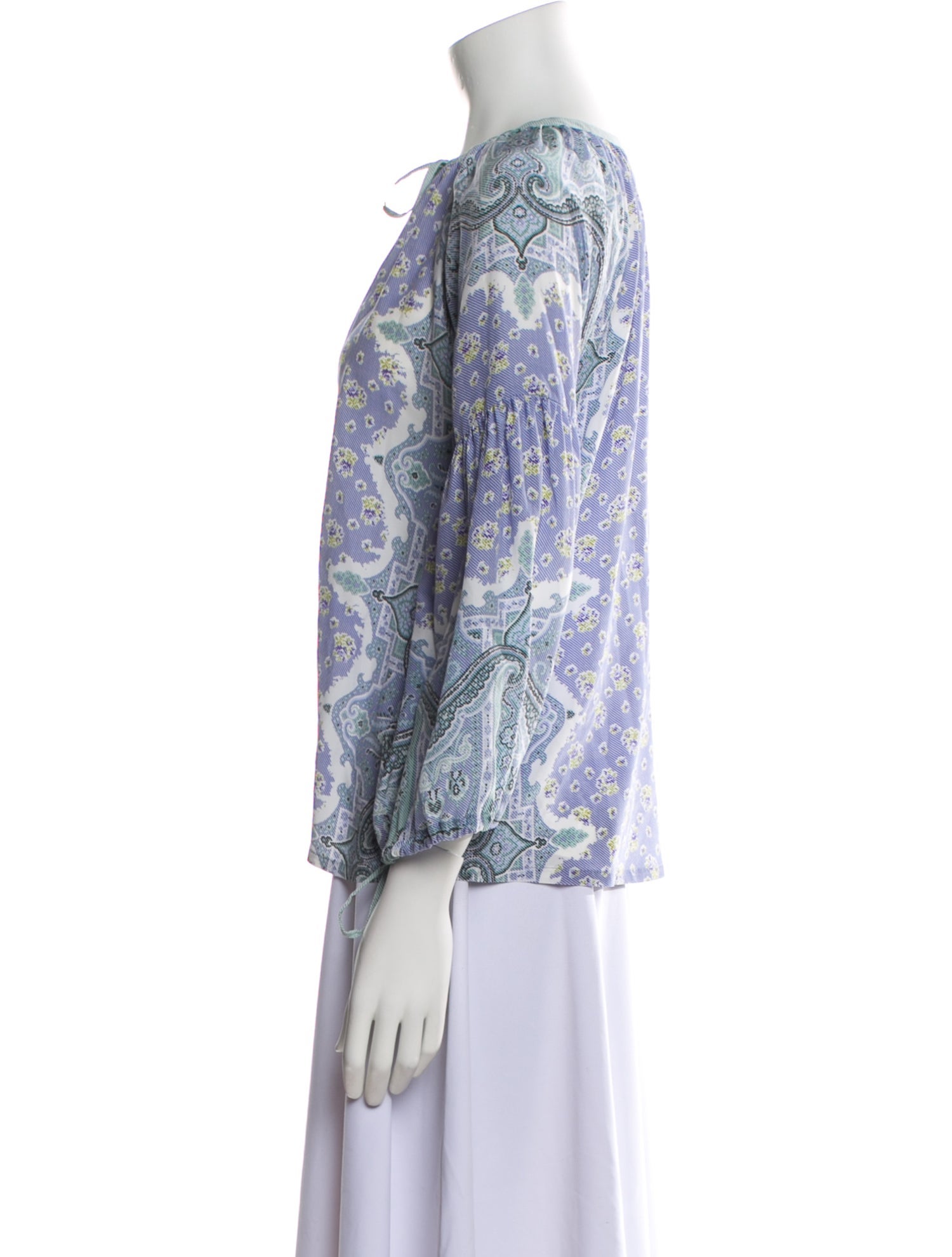 D'Ascoli Silk Printed Blouse
