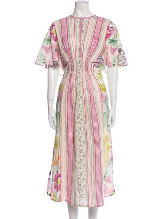 D'Ascoli Printed Long Dress