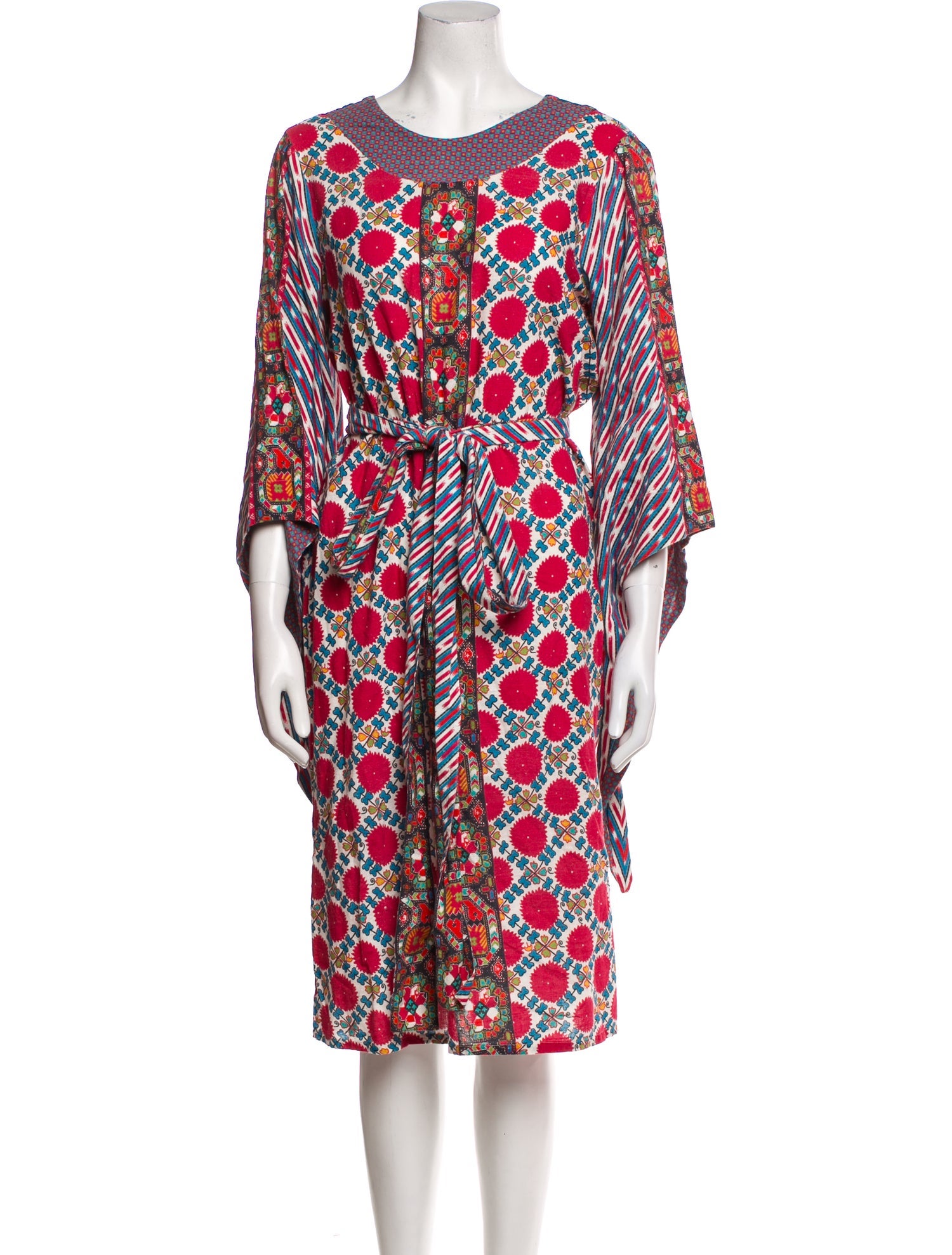 D'Ascoli Printed Midi Length Dress