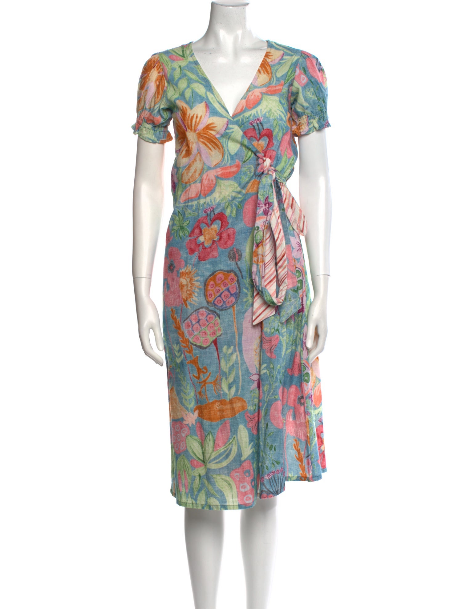 D'Ascoli Printed Knee-Length Dress