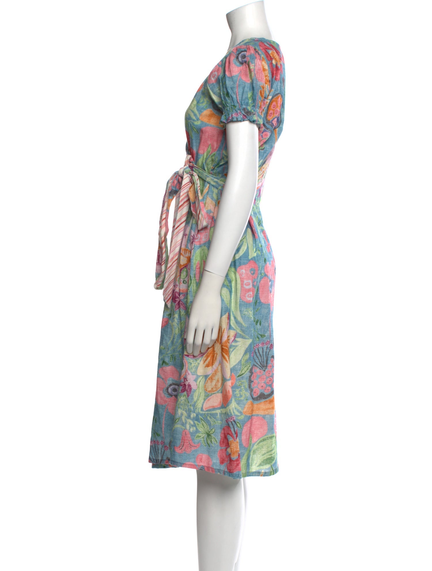 D'Ascoli Printed Knee-Length Dress