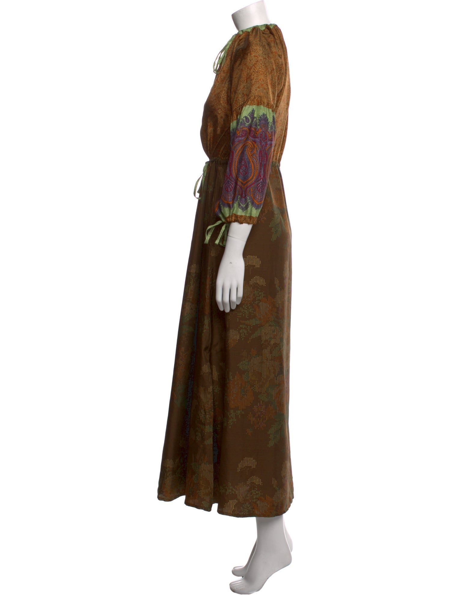 D'Ascoli Silk Long Dress