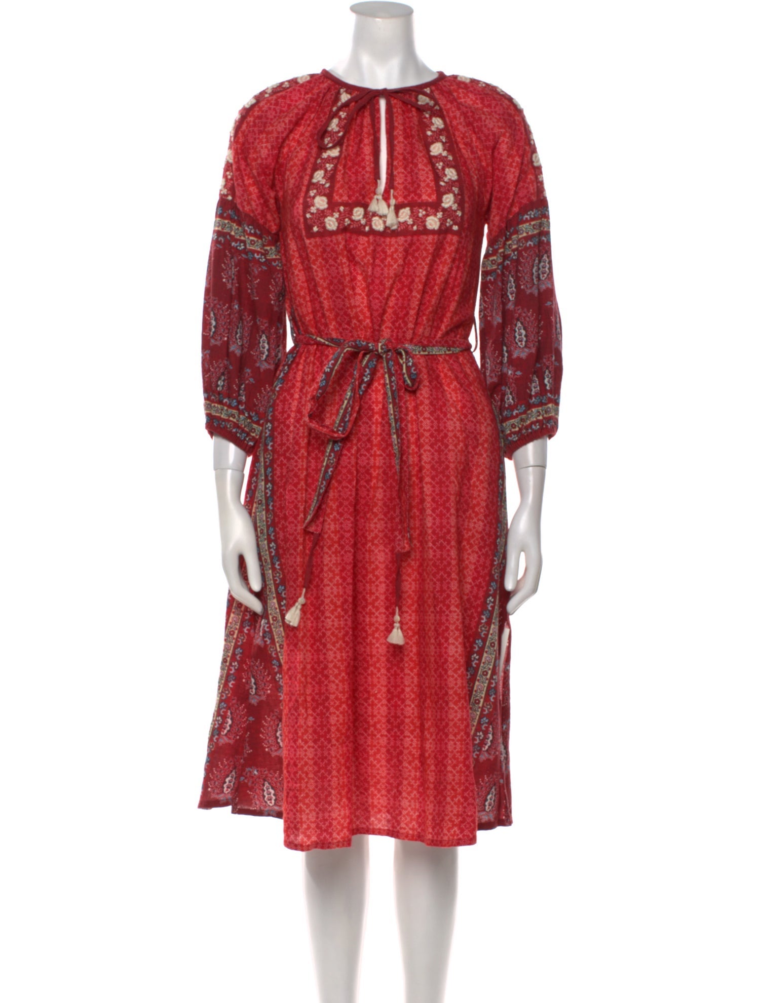 D'Ascoli Printed Midi Length Dress