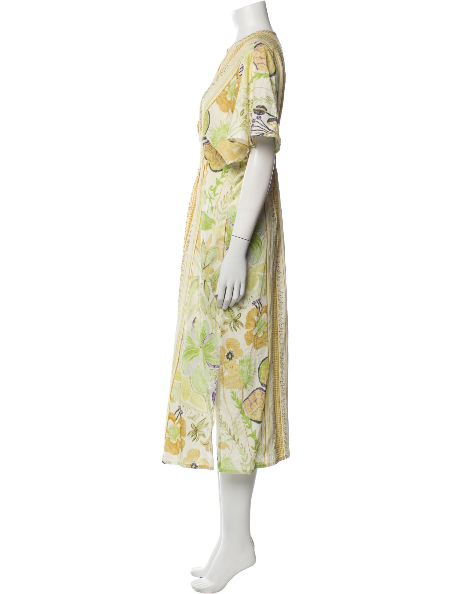 D'Ascoli Printed Midi Length Dress