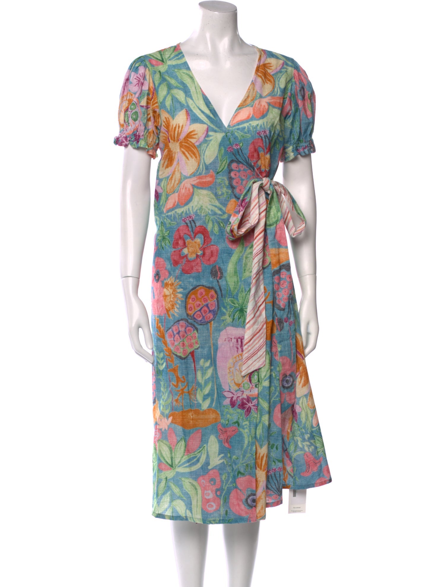 D'Ascoli Printed Midi Length Dress