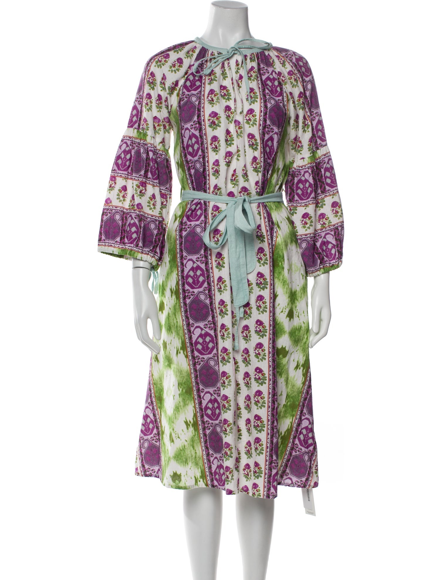 D'Ascoli Printed Midi Length Dress
