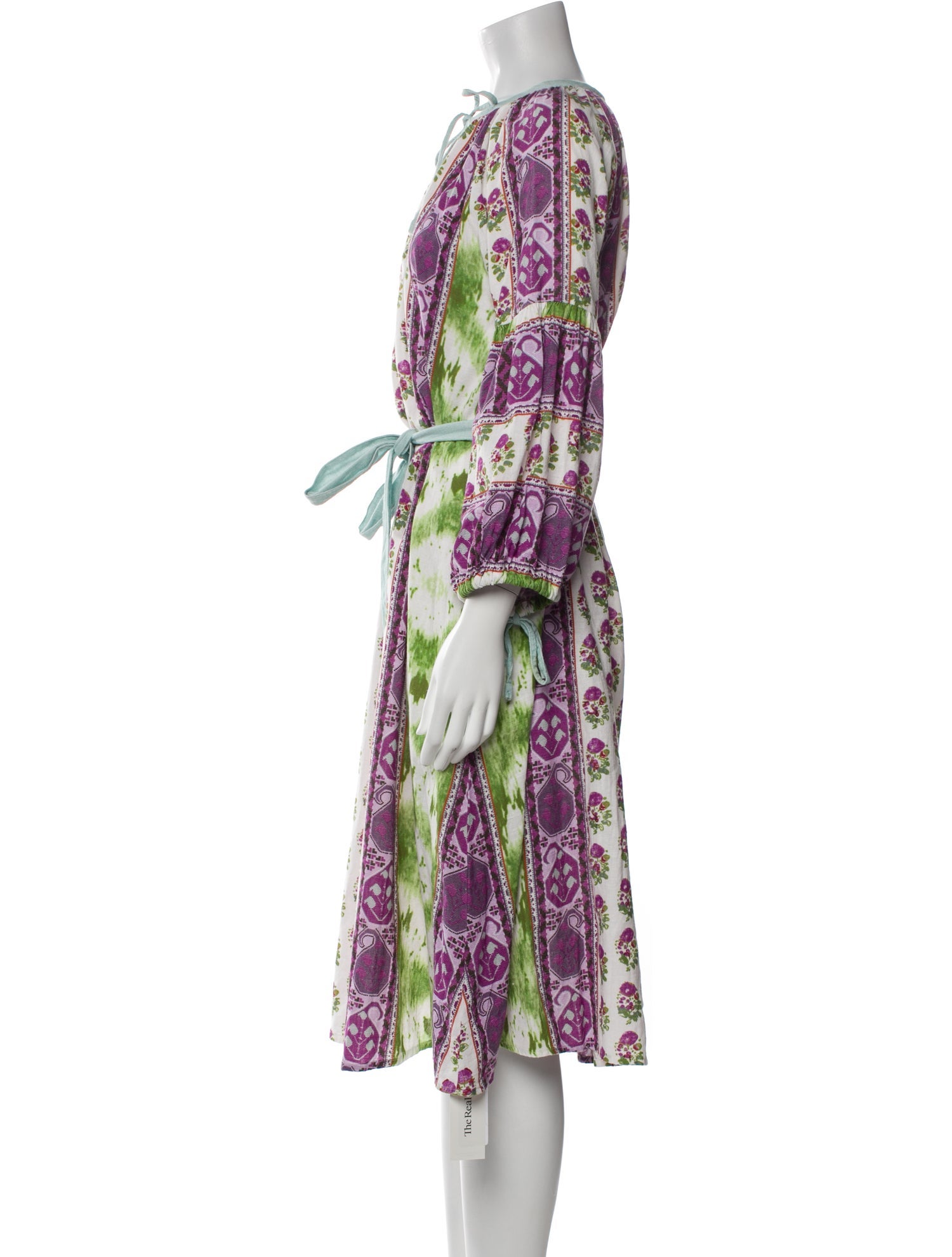 D'Ascoli Printed Midi Length Dress