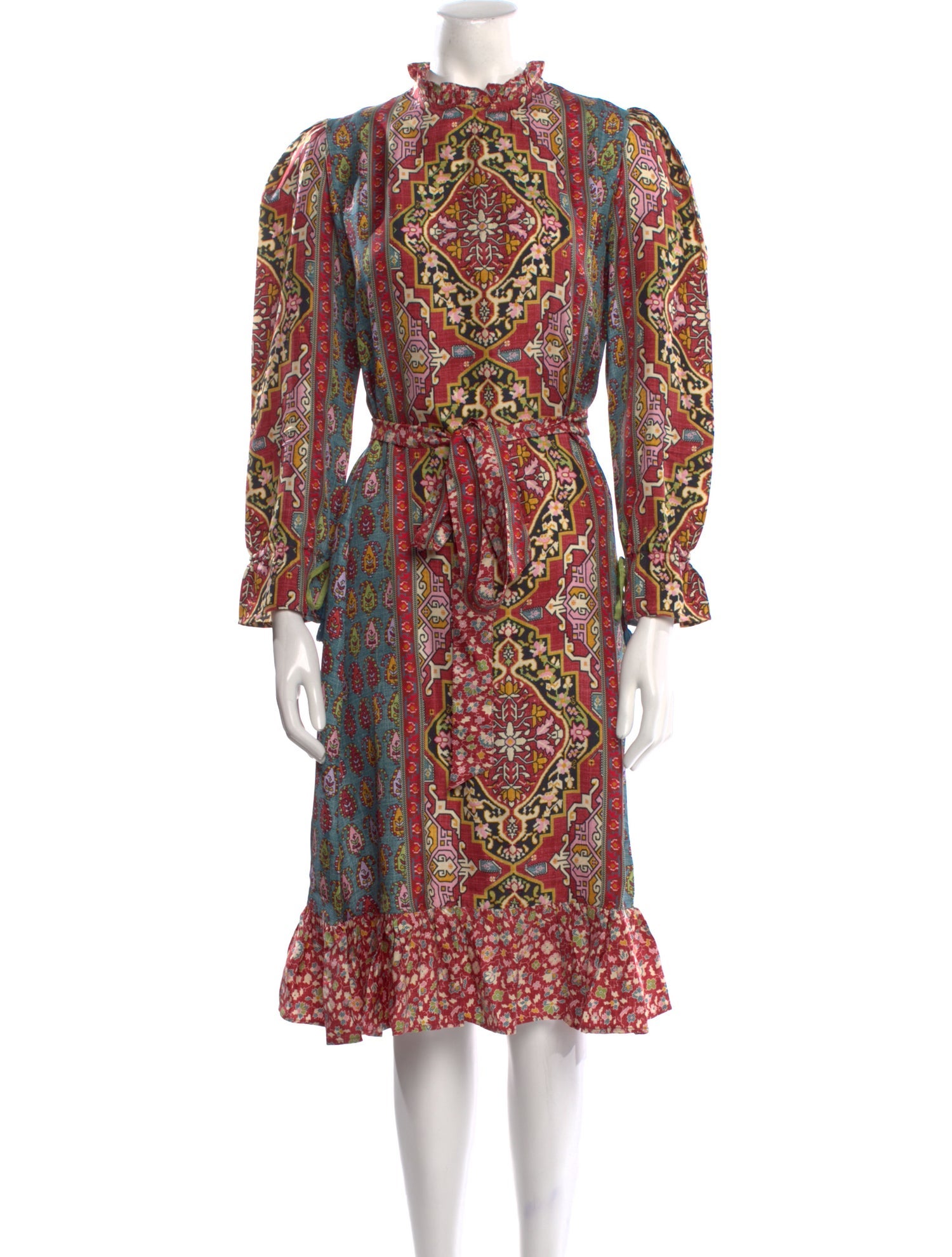 D'Ascoli Silk Midi Length Dress