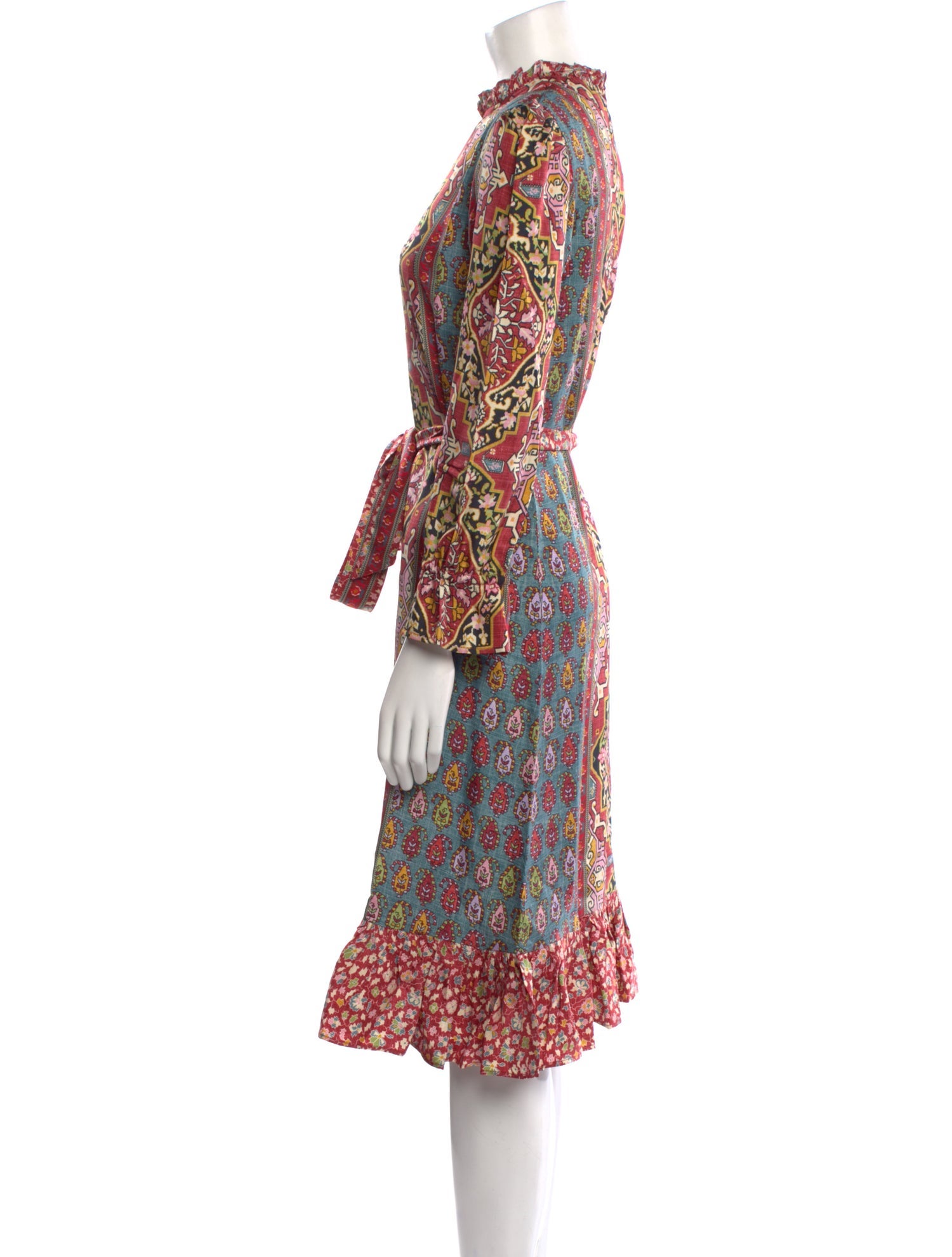 D'Ascoli Silk Midi Length Dress