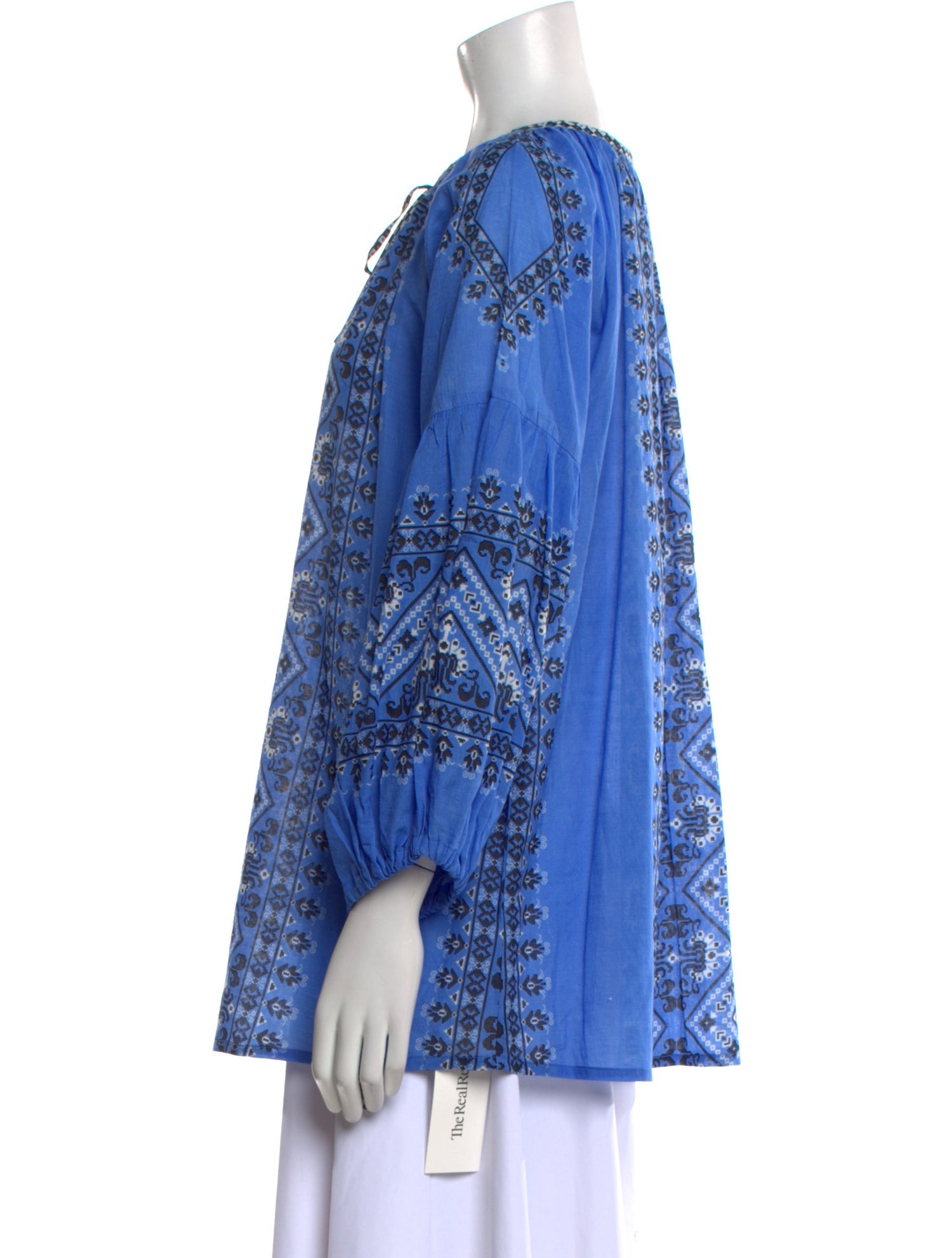 D'Ascoli Printed Scoop Neck Tunic