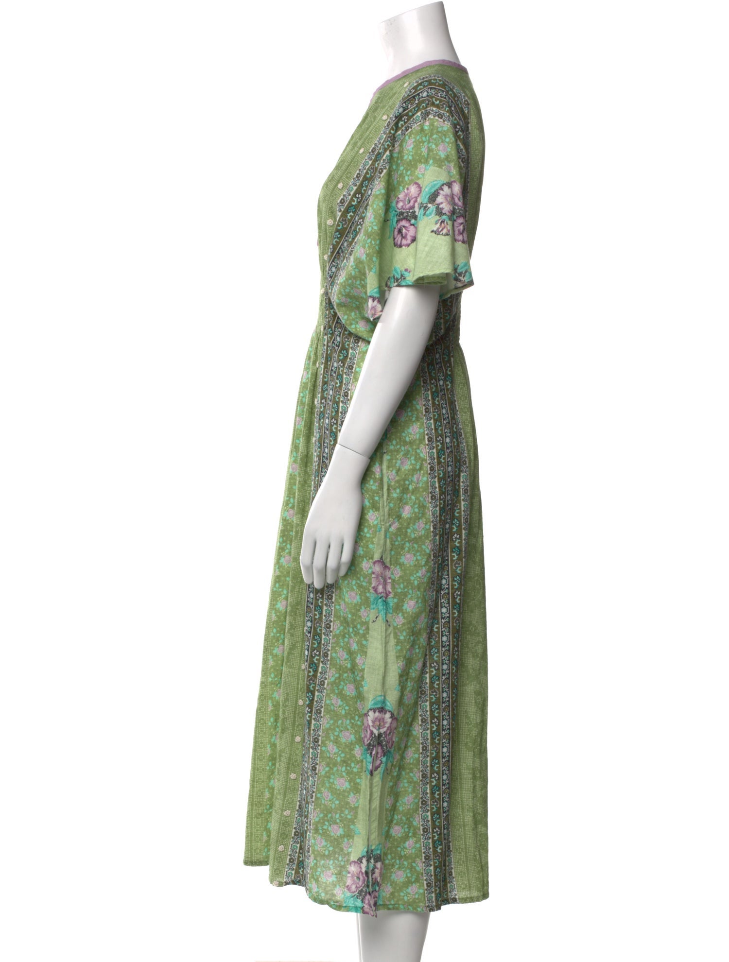 D'Ascoli Printed Midi Length Dress