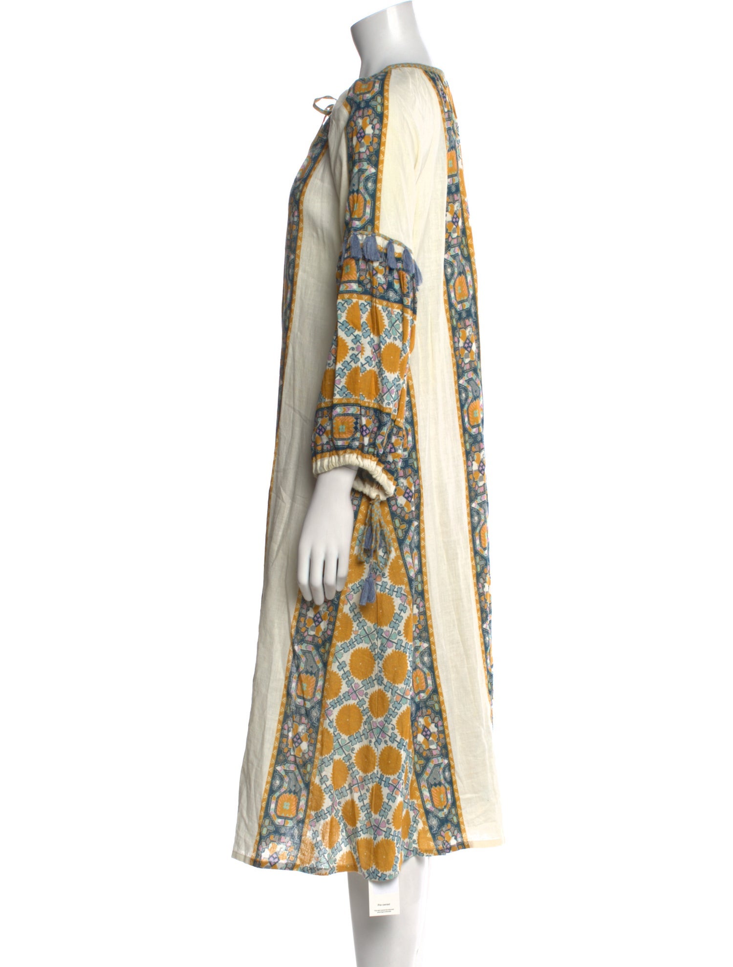 D'Ascoli Floral Print Midi Length Dress