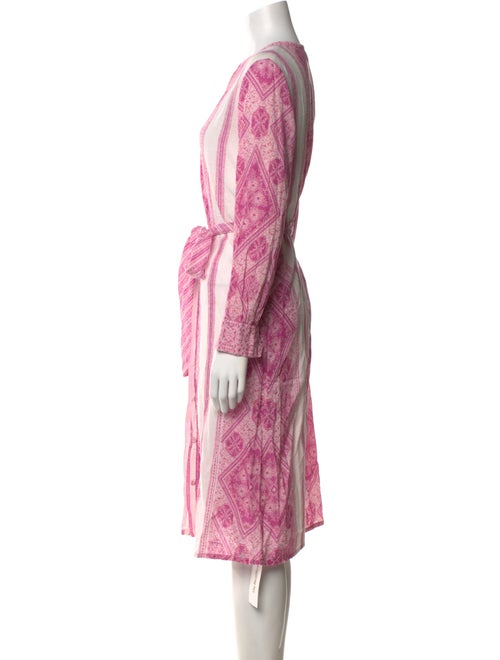 D'Ascoli Paisley Print Midi Length Dress