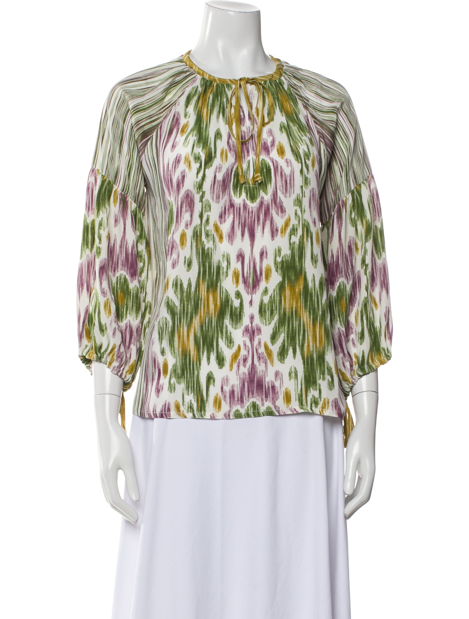 D'Ascoli Silk Printed Blouse