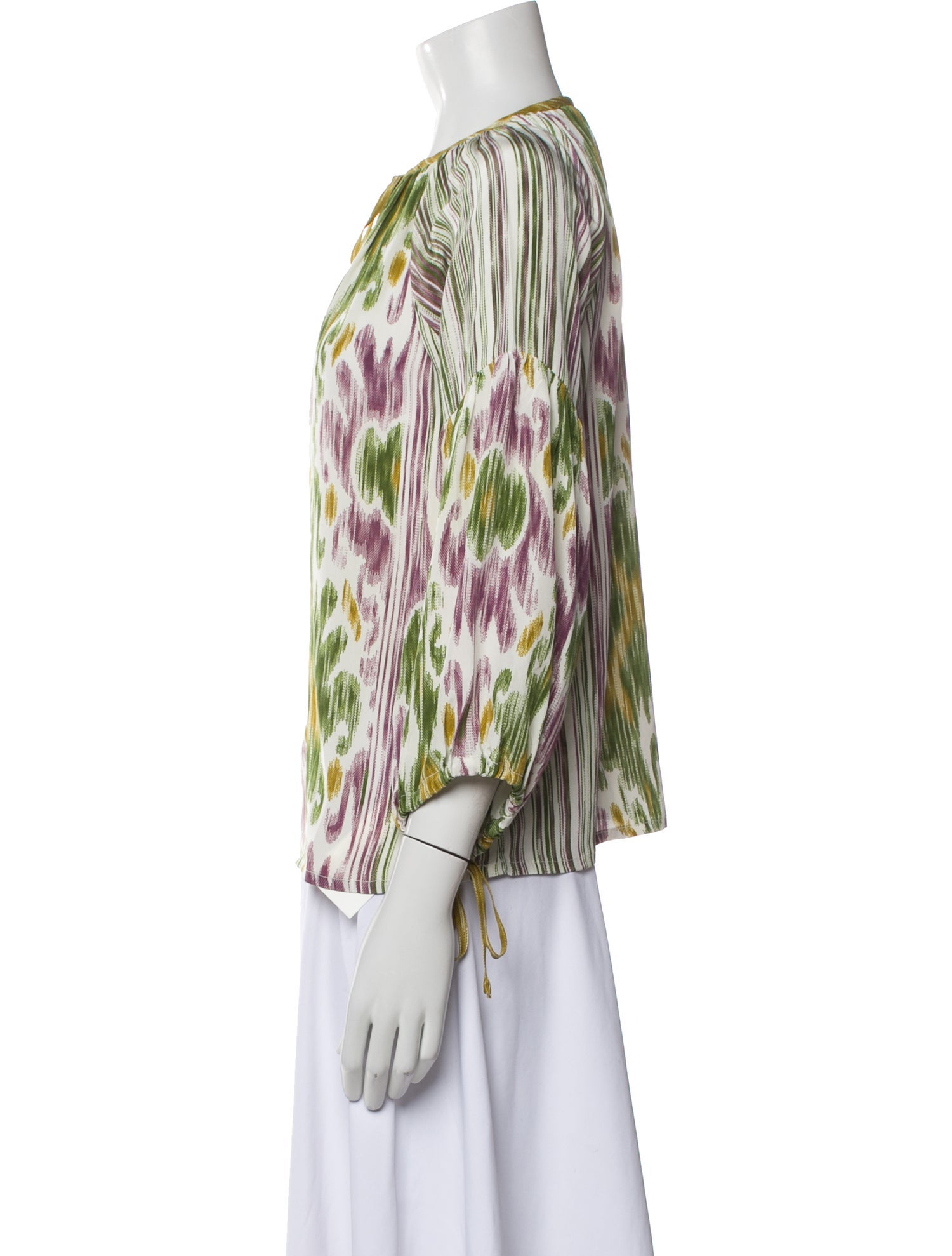 D'Ascoli Silk Printed Blouse