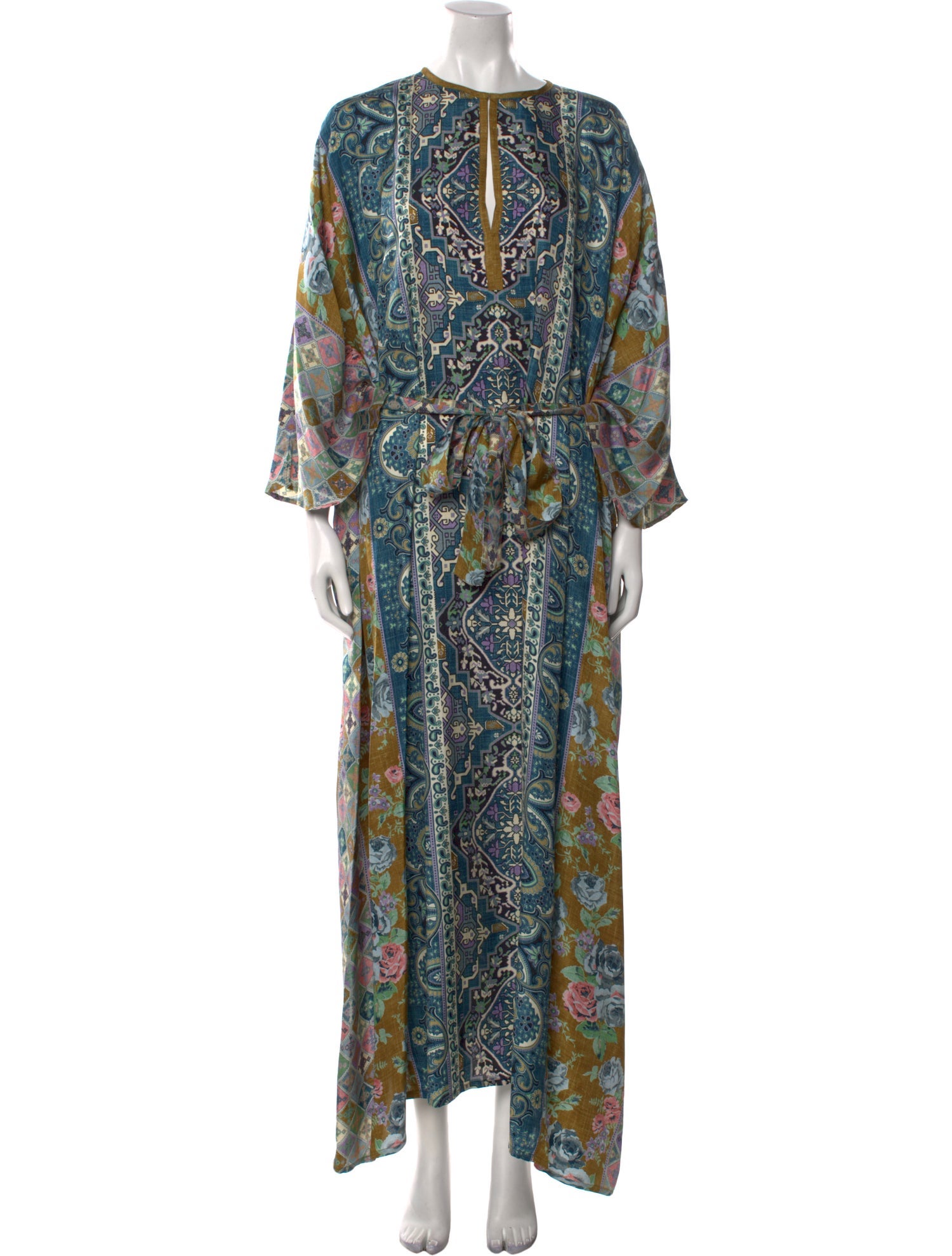 D'Ascoli Silk Long Dress w/ Tags