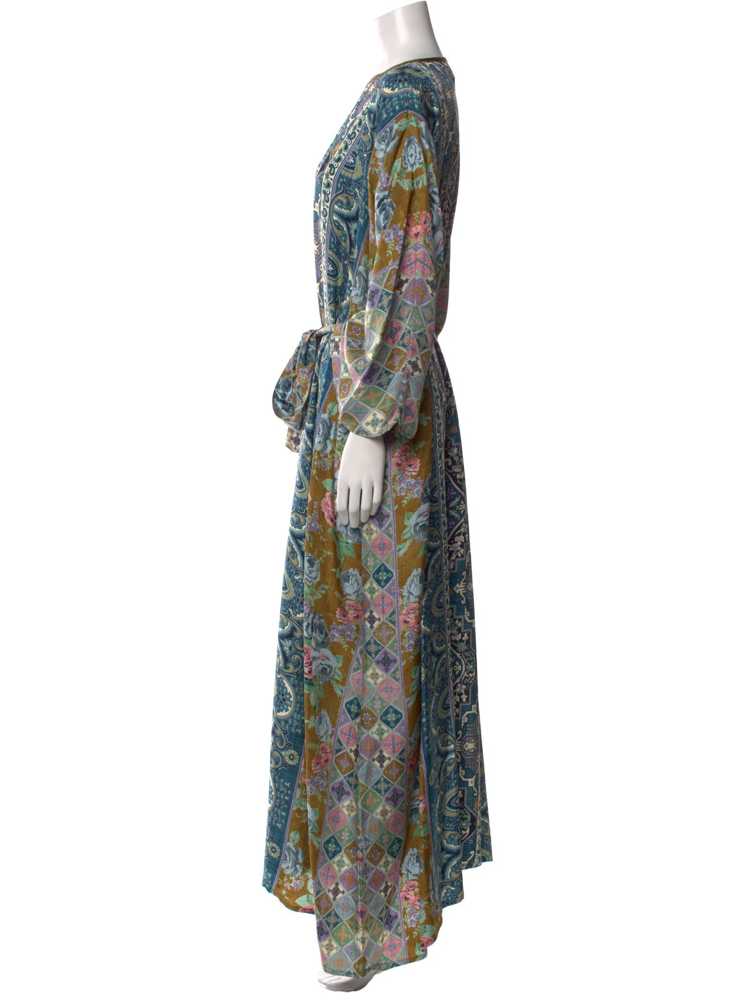 D'Ascoli Silk Long Dress w/ Tags