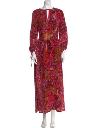 D'Ascoli Silk Long Dress
