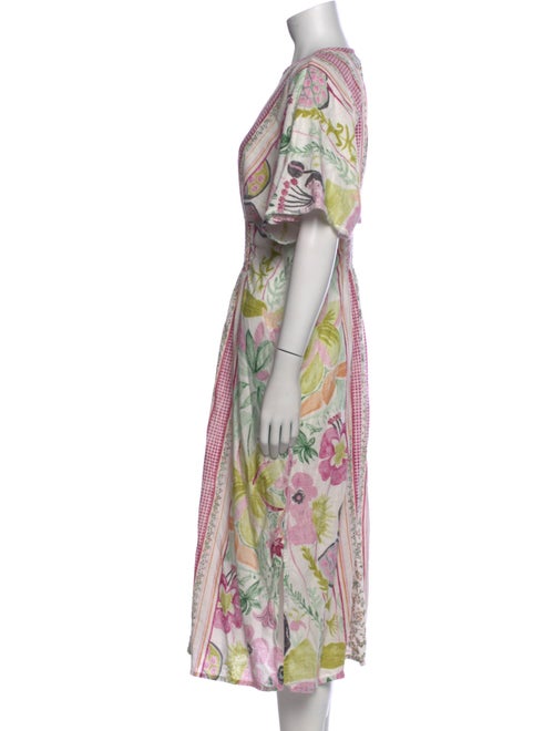 D'Ascoli Printed Midi Length Dress