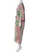 D'Ascoli Floral Print Long Dress