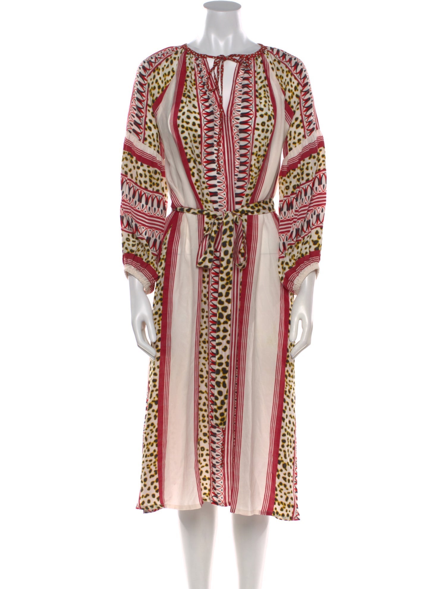 D'Ascoli Silk Midi Length Dress