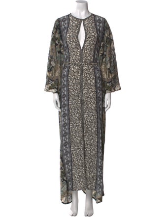 D'Ascoli Silk Long Dress