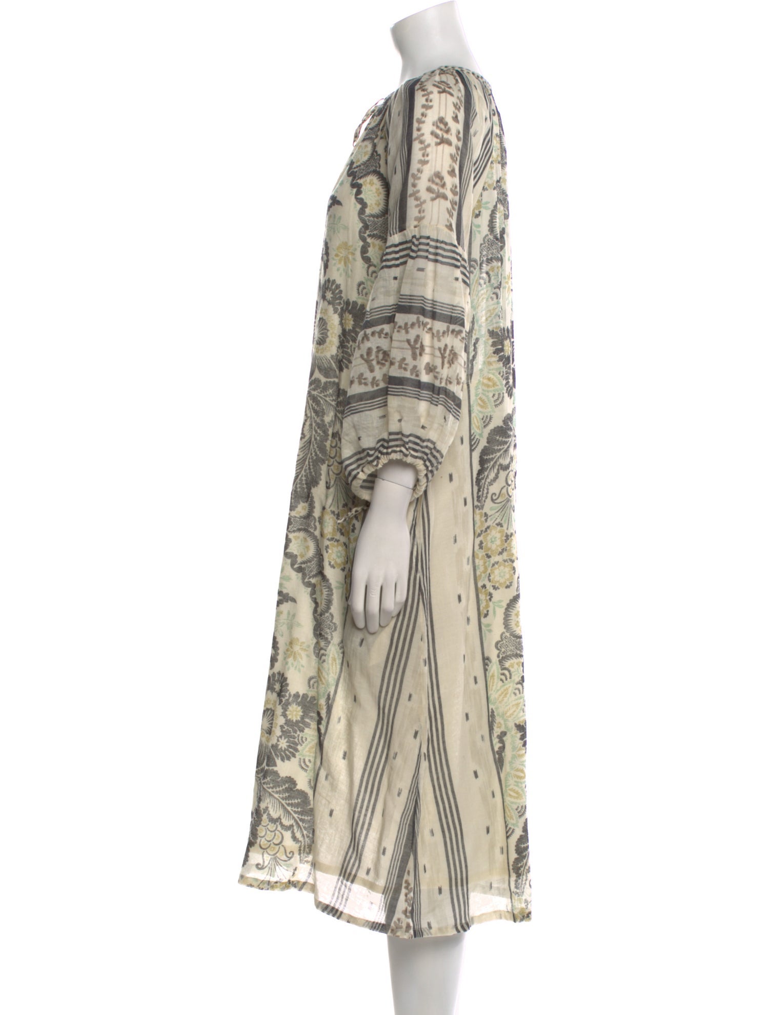 D'Ascoli Printed Midi Length Dress