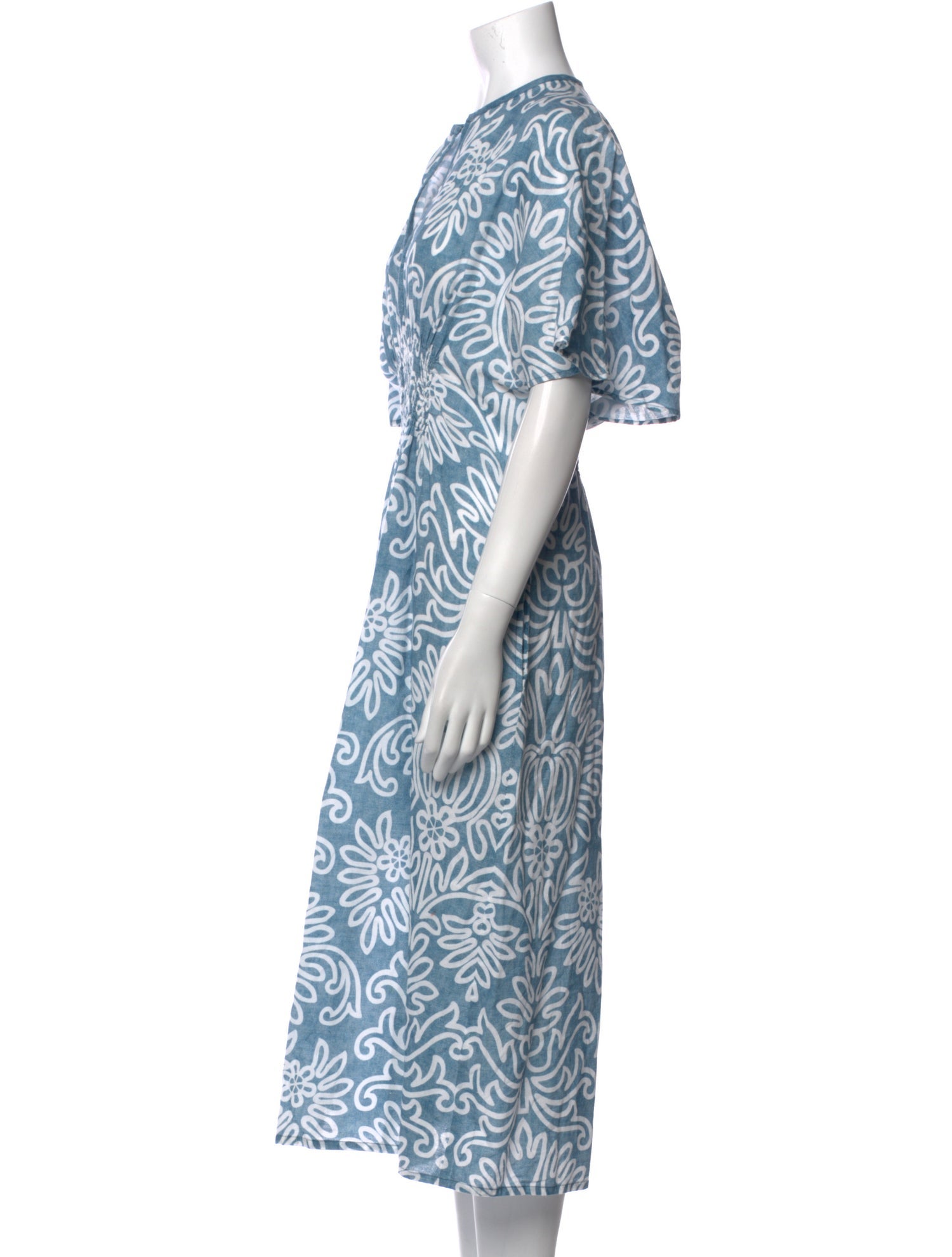 D'Ascoli Printed Long Dress